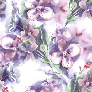 collection of floral fabrics
