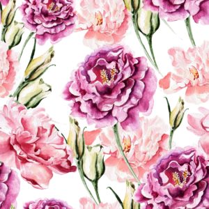 fabric with Elegant floral pattern