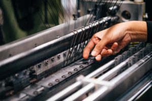 loom machines at Pure Weave Fabrics